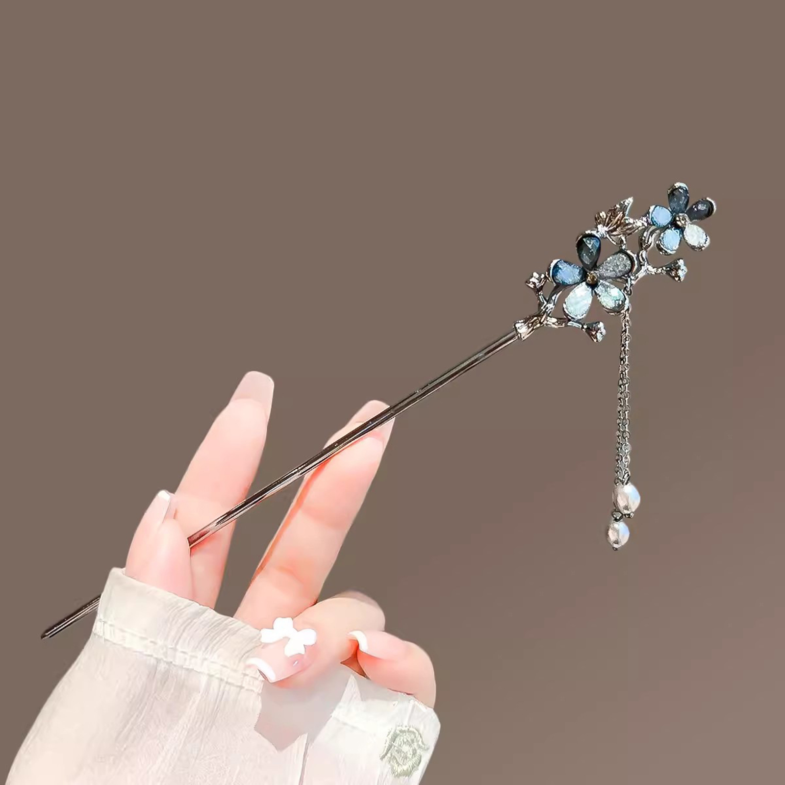 蝶タッセルヘアピンヘアスティックヘアピンフォーク女性女の子用 - Supply Florist のレビューと価格
