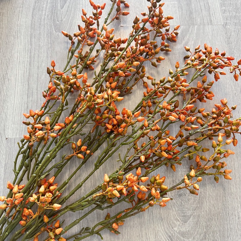 人工ユーカリグリーンオリーブ果実造花植物結婚式ホームパーティ - Florist Supply Vases のレビューと価格
