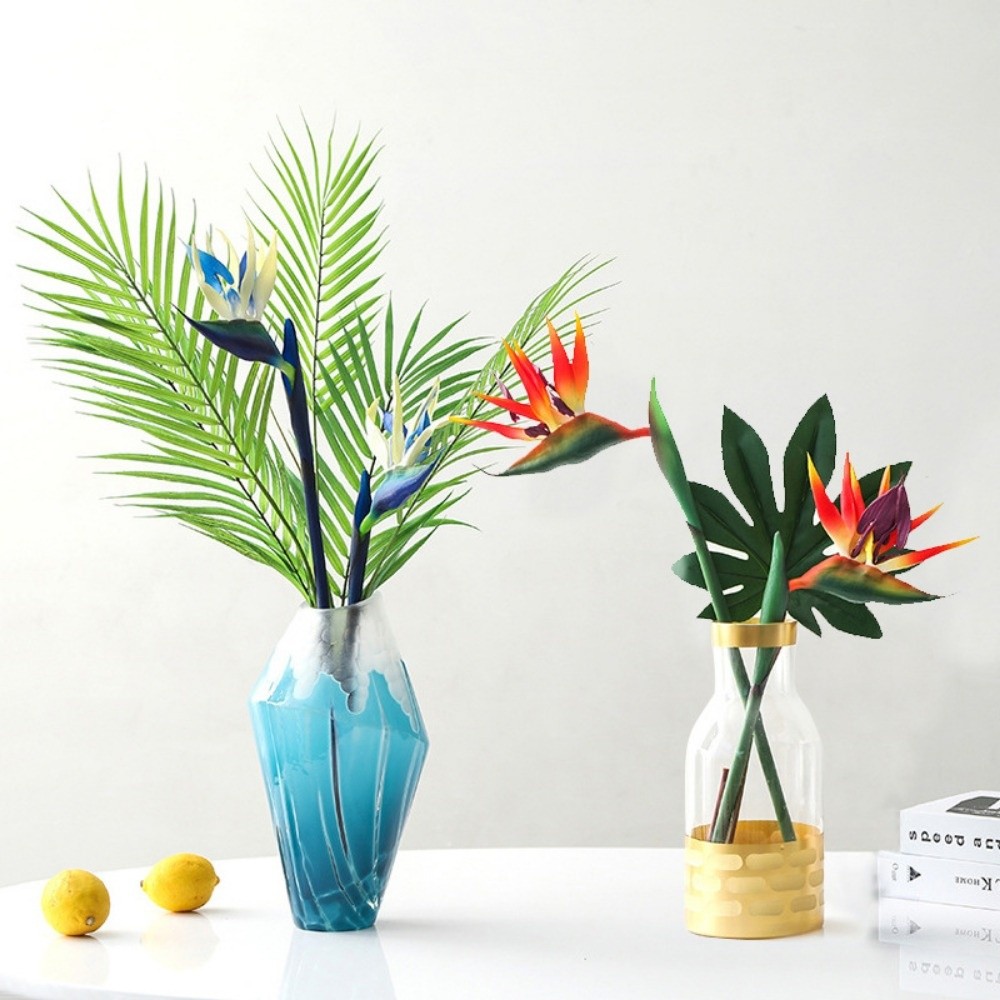 新しいロングステム人工極楽鳥花飾り、本物のような質感のフェイ - Florist Supply Bulk のレビューと価格